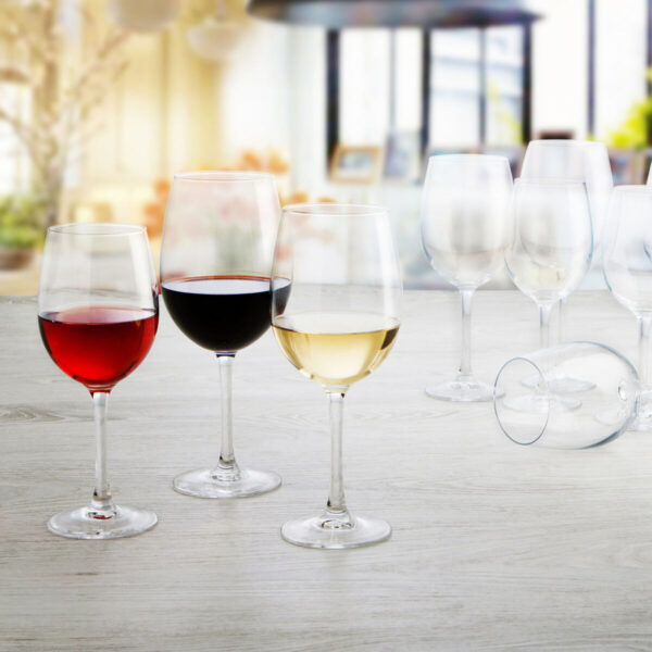 Weinglas Ebro Durchsichtig Glas (580 ml) (6 Stück) – Bild 3