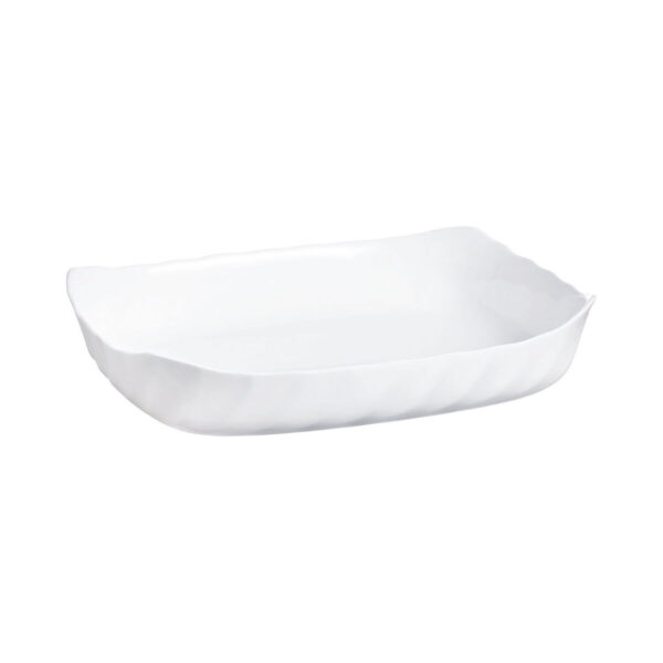 Kochschüssel Luminarc Smart Cuisine rechteckig Weiß Glas 33 x 27 cm (6 Stück) – Bild 2
