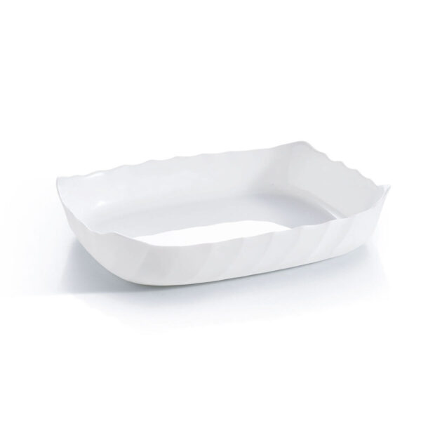 Kochschüssel Luminarc Smart Cuisine rechteckig Weiß Glas 29 x 30 cm (6 Stück) – Bild 2