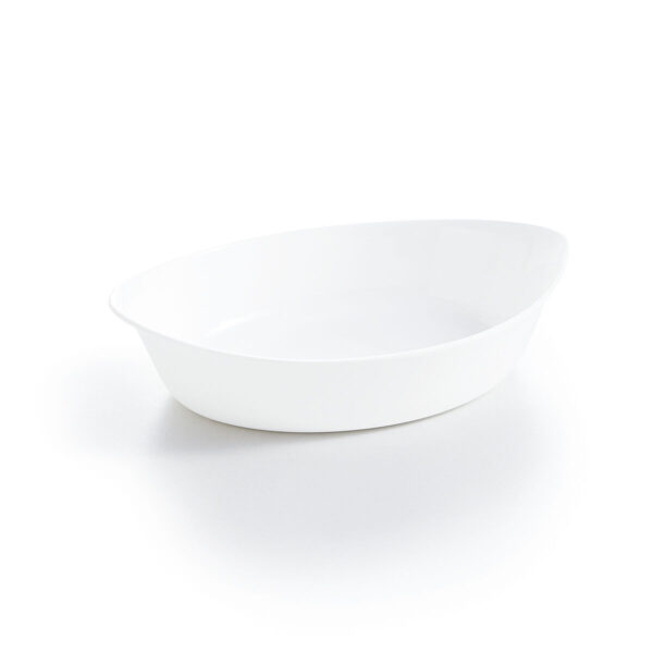 Kochschüssel Luminarc Smart Cuisine Oval Weiß Glas 25 x 15 cm (6 Stück) – Bild 2