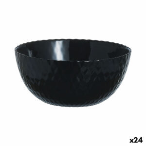 Schüssel für Vorspeisen Luminarc Pampille Noir Schwarz (24 Stück)