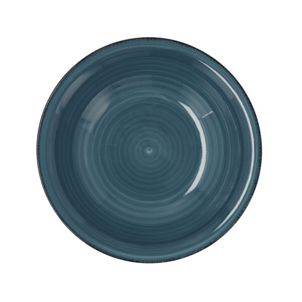 Suppenteller Quid Vita aus Keramik Blau (ø 21,5 cm) (12 Stück) – Bild 2