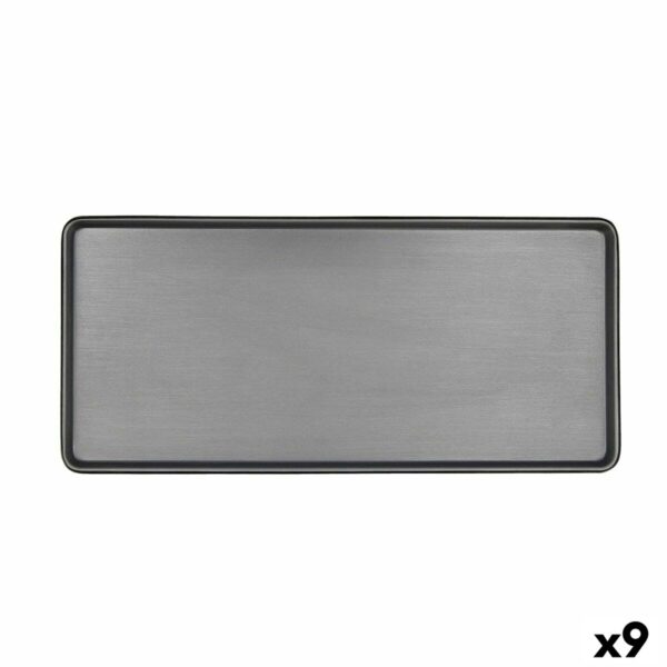 Kochschüssel Bidasoa Gio Grau Kunststoff 31,5 x 14,5 cm (9 Stück)