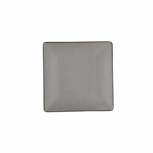 Flacher Teller Bidasoa Gio Schwarz Kunststoff 18 x 18 cm (12 Stück) – Bild 2