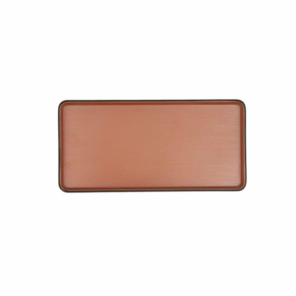 Tablett für Snacks Bidasoa Gio Braun Kunststoff 24 x 11,5 cm (12 Stück) – Bild 2