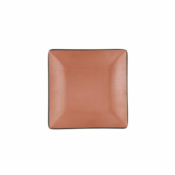 Flacher Teller Bidasoa Gio Braun Kunststoff 18 x 18 cm (12 Stück) – Bild 2