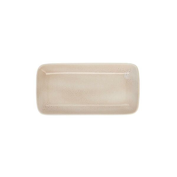 Tablett für Snacks Ariane Porous 28 x 14 cm aus Keramik Beige (6 Stück) – Bild 2