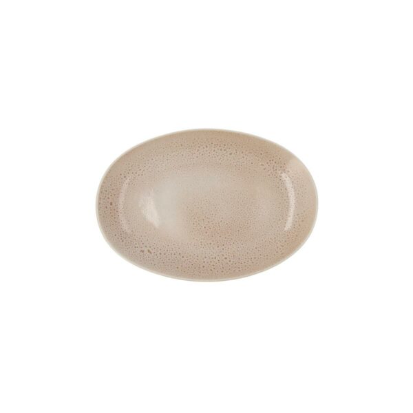 Tablett für Snacks Ariane Porous aus Keramik Beige Ø 26 cm (12 Stück) – Bild 2