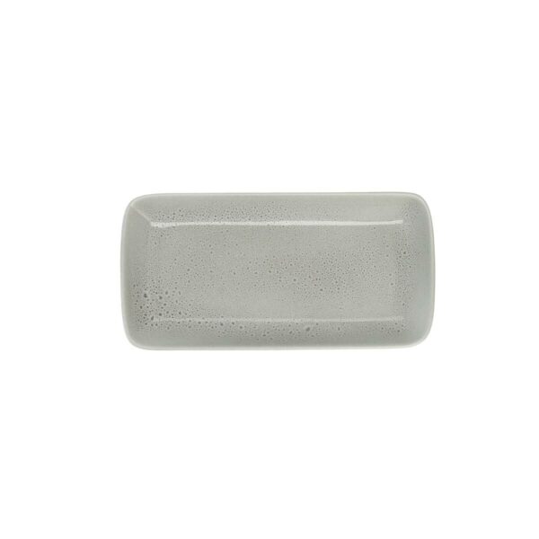 Tablett für Snacks Ariane Porous 28 x 14 cm aus Keramik grün (6 Stück) – Bild 2