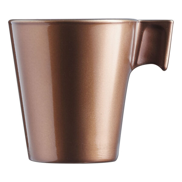 Henkelbecher Luminarc Flashy Hellbraun 80 ml Glas (24 Stück) – Bild 4