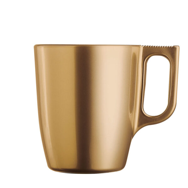 Henkelbecher Luminarc Flashy Gold Glas 250 ml (6 Stück) – Bild 4