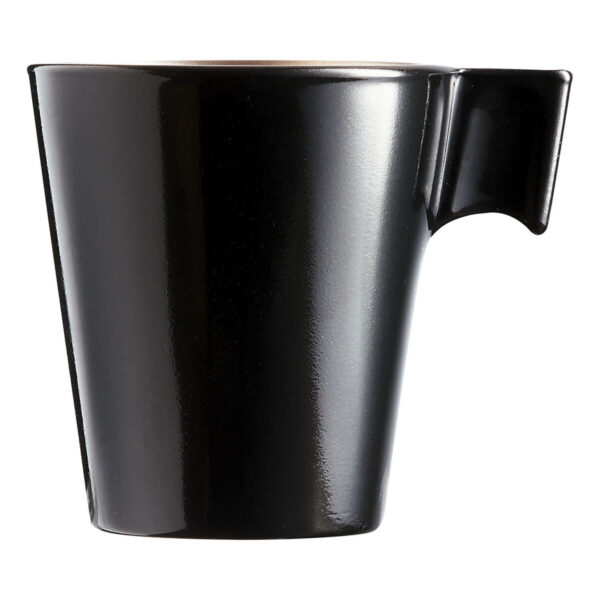 Henkelbecher Luminarc Flashy Schwarz 80 ml zweifarbig Glas (24 Stück) – Bild 4