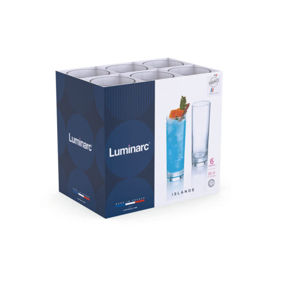 Trinkglas Luminarc Islande Durchsichtig Glas 220 ml (24 Stück) – Bild 4