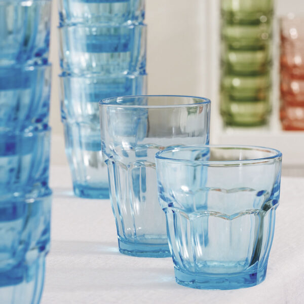 Trinkglas Bormioli Rocco Rock Bar Blau Glas 270 ml (24 Stück) – Bild 4