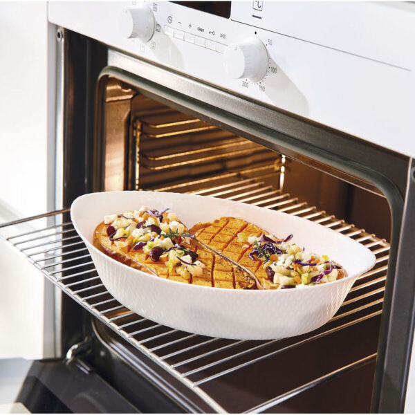 Kochschüssel Luminarc Smart Cuisine 32 x 20 cm Weiß Glas (6 Stück) – Bild 4