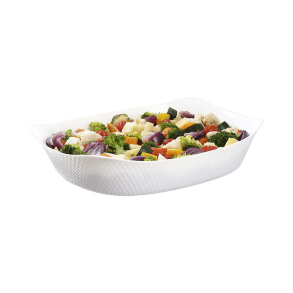 Kochschüssel Luminarc Smart Cuisine Weiß Glas 34 x 25 cm (6 Stück) – Bild 2