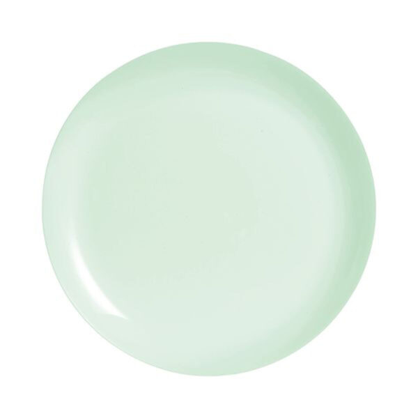 Flacher Teller Luminarc Diwali Paradise grün Glas 25 cm (24 Stück) – Bild 4