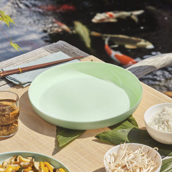 Suppenteller Luminarc Diwali Paradise grün Glas 29 cm (12 Stück) – Bild 3