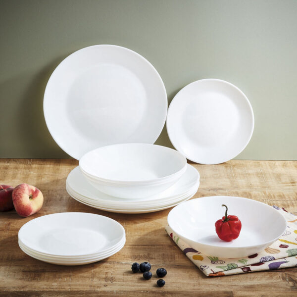 Suppenteller Luminarc Zelie Weiß Glas Ø 20 cm (12 Stück) – Bild 3