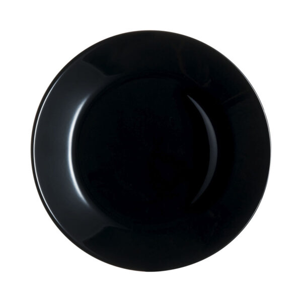 Dessertteller Luminarc Zelie Negro Schwarz Glas Ø 18 cm (12 Stück) – Bild 5