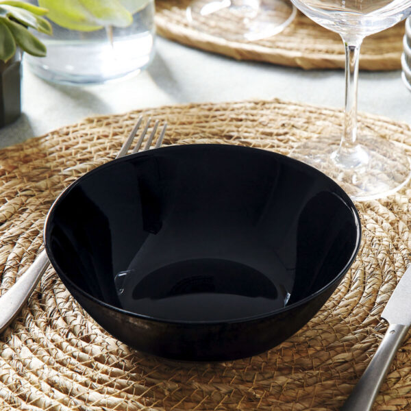 Schüssel für Vorspeisen Luminarc Zelie Negro Schwarz Glas (12 Stück) – Bild 3