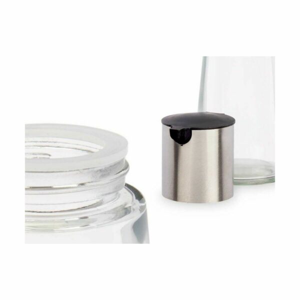 Ölfläschchen Silberfarben Metall 230 ml (24 Stück) – Bild 3