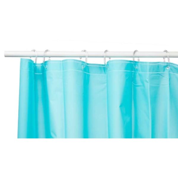 Duschvorhang Berilo SC-MIX-01-BLUE Blau Polyäthylen EVA 180 x 180 cm (12 Stück) – Bild 3