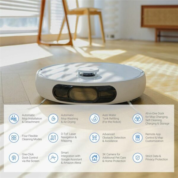 Intelligenter Staubsauger-Roboter Ezviz CS-RS2-TWT2 5200 mAh – Bild 2