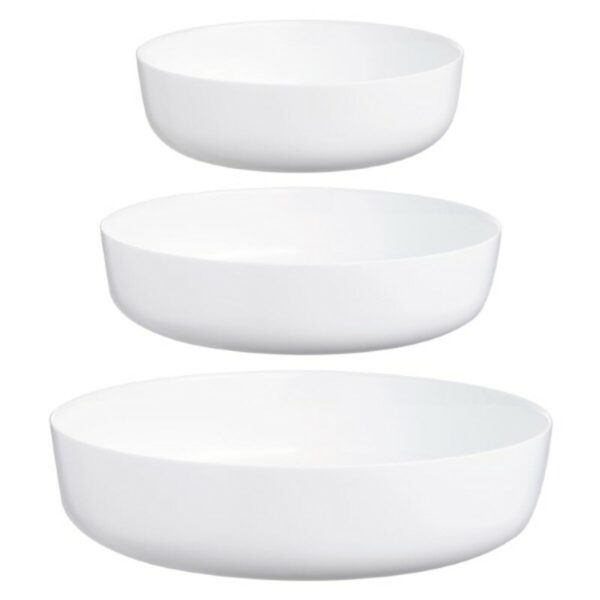 Kochschüssel Luminarc N7648 Weiß Glas 3 Stücke (3 pcs) – Bild 2