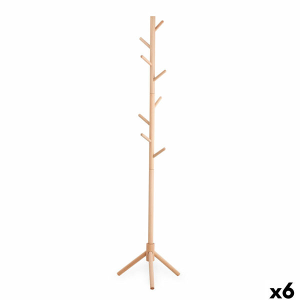 Garderobenständer Confortime Holz 42 x 42 x 175 cm (6 Stück)
