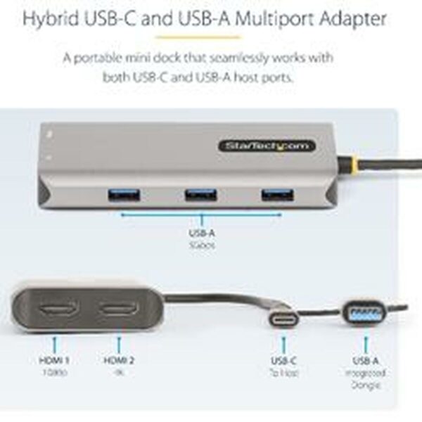 USB Adapter Startech 167B-USBC-MULTIPORT – Bild 3