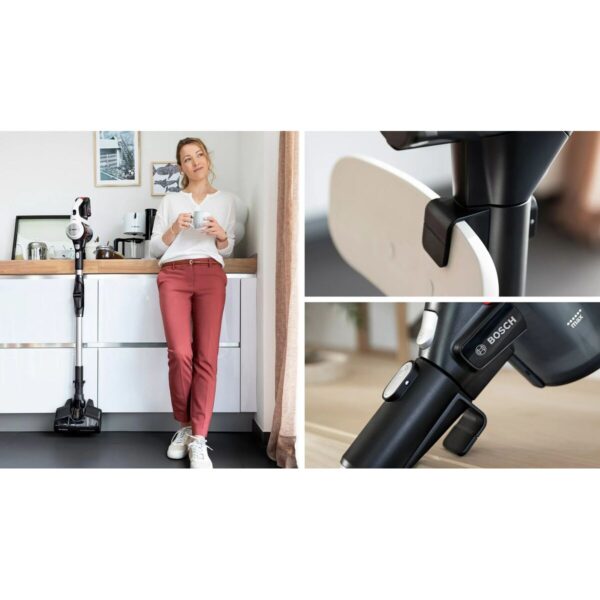 Kabelloser Staubsauger BOSCH BCS711XXL Weiß Schwarz – Bild 7