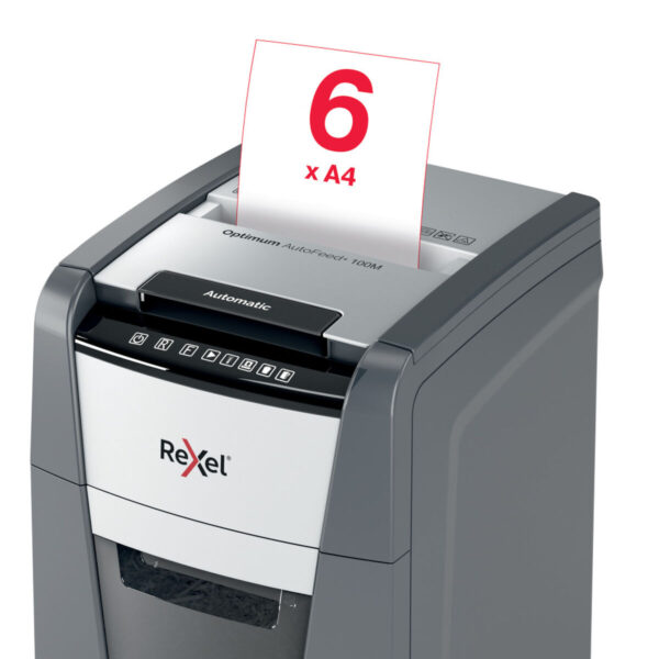 Mikroschnitt-Aktenvernichter Rexel Optimum Auto+ 100M – Bild 5