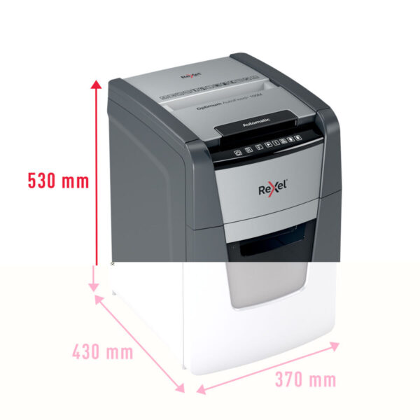 Mikroschnitt-Aktenvernichter Rexel Optimum Auto+ 100M – Bild 7