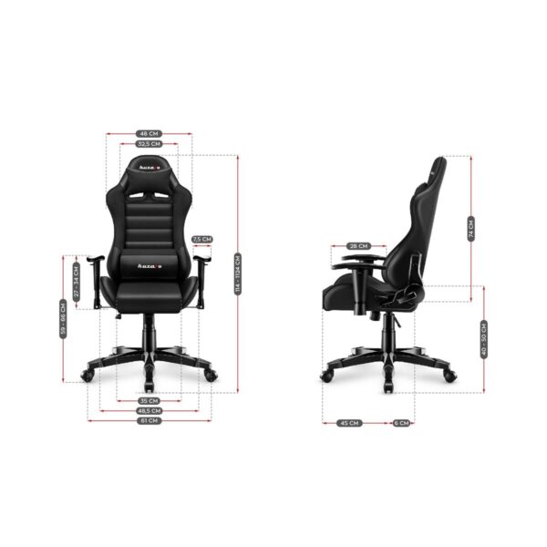 Gaming-Stuhl Huzaro HZ-Ranger 6.0 Black Schwarz – Bild 6